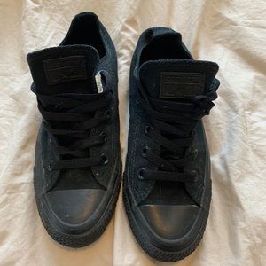 All black converse
